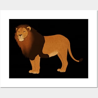 African Lion, Big Cat, Safari Animal Posters and Art